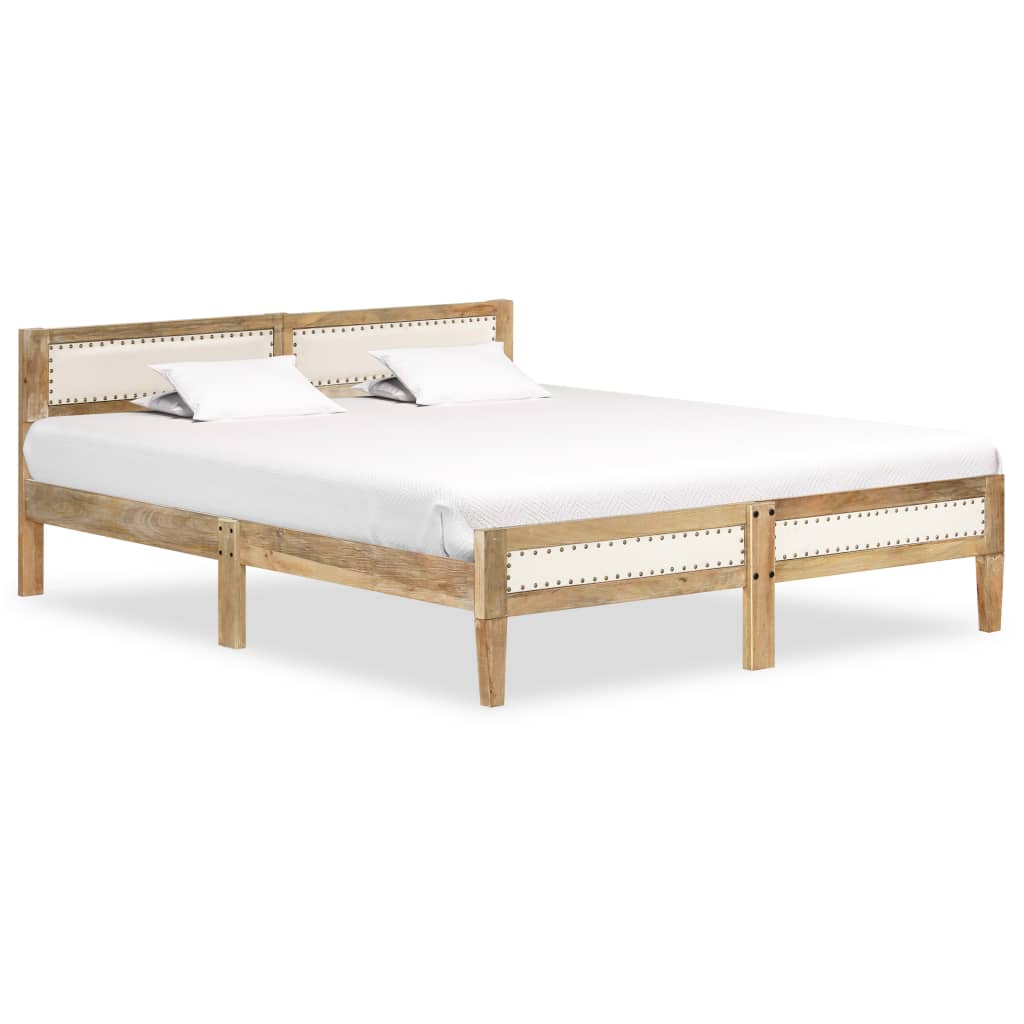 Bedframe massief mangohout 200 cm