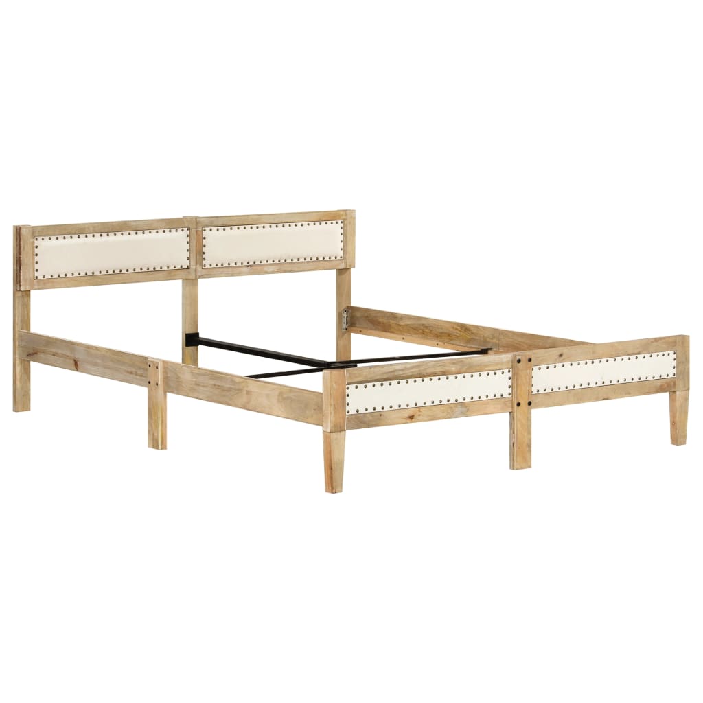 Bedframe massief mangohout 200 cm