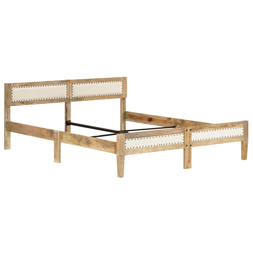 Bedframe massief mangohout 200 cm