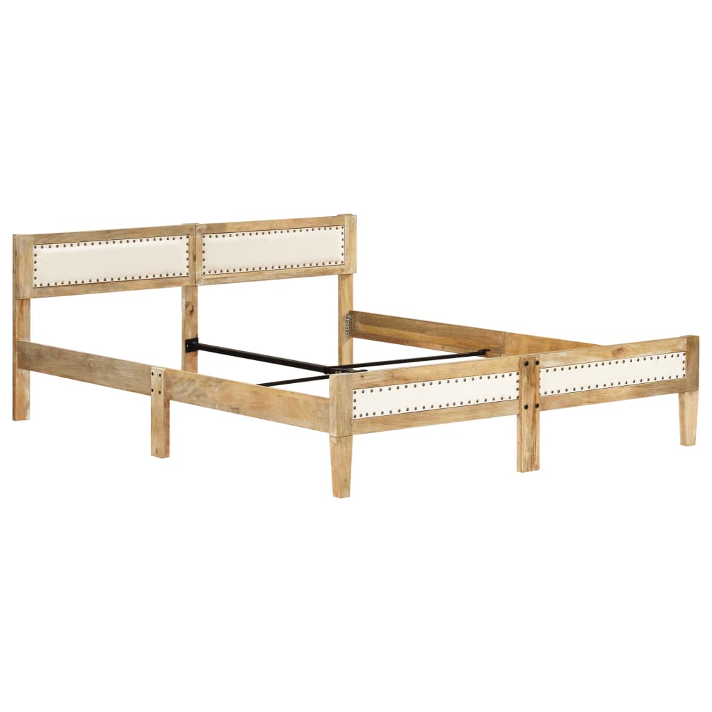 Bedframe massief mangohout 200 cm