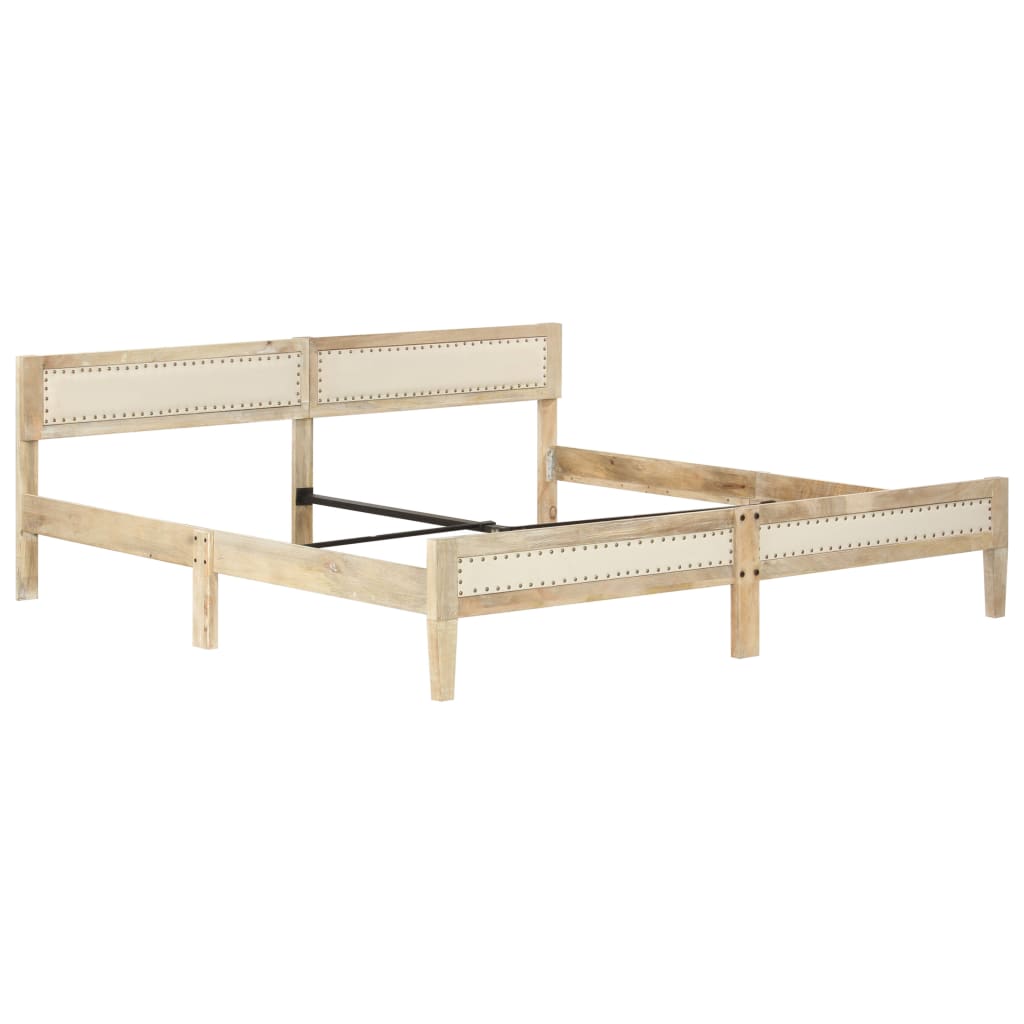 Bedframe massief mangohout 200 cm