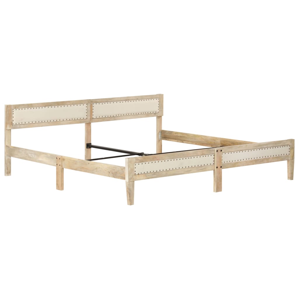 Bedframe massief mangohout 200 cm