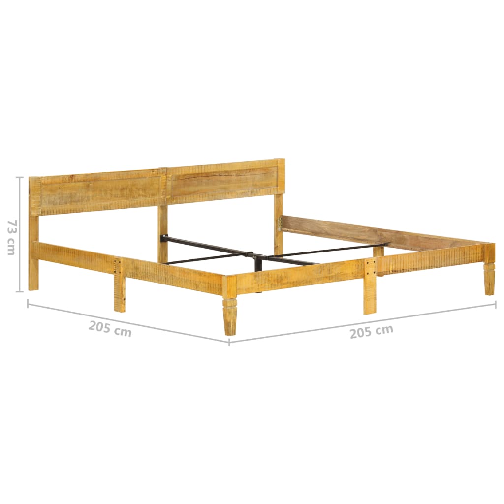 Bedframe massief gerecycled hout 180x200 cm