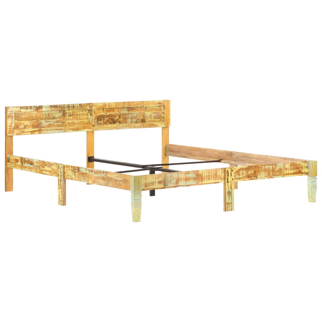 Bedframe massief gerecycled hout 180x200 cm