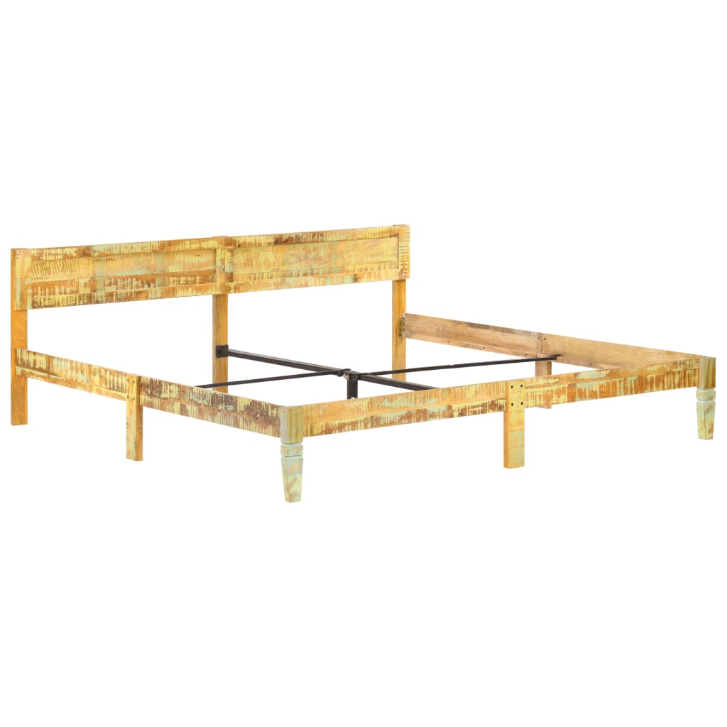 Bedframe massief gerecycled hout 180x200 cm