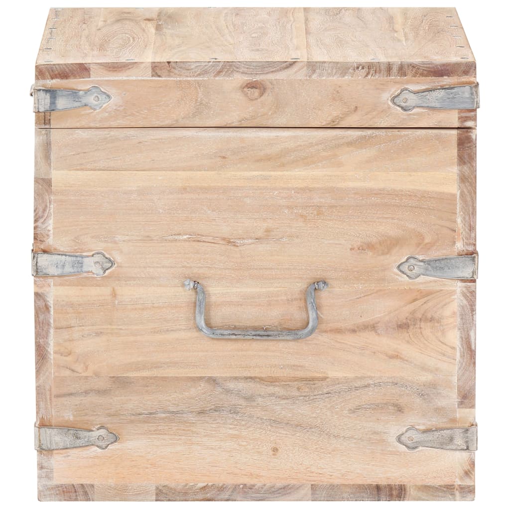 Coffret 90x40x40 cm en bois d'acacia massif