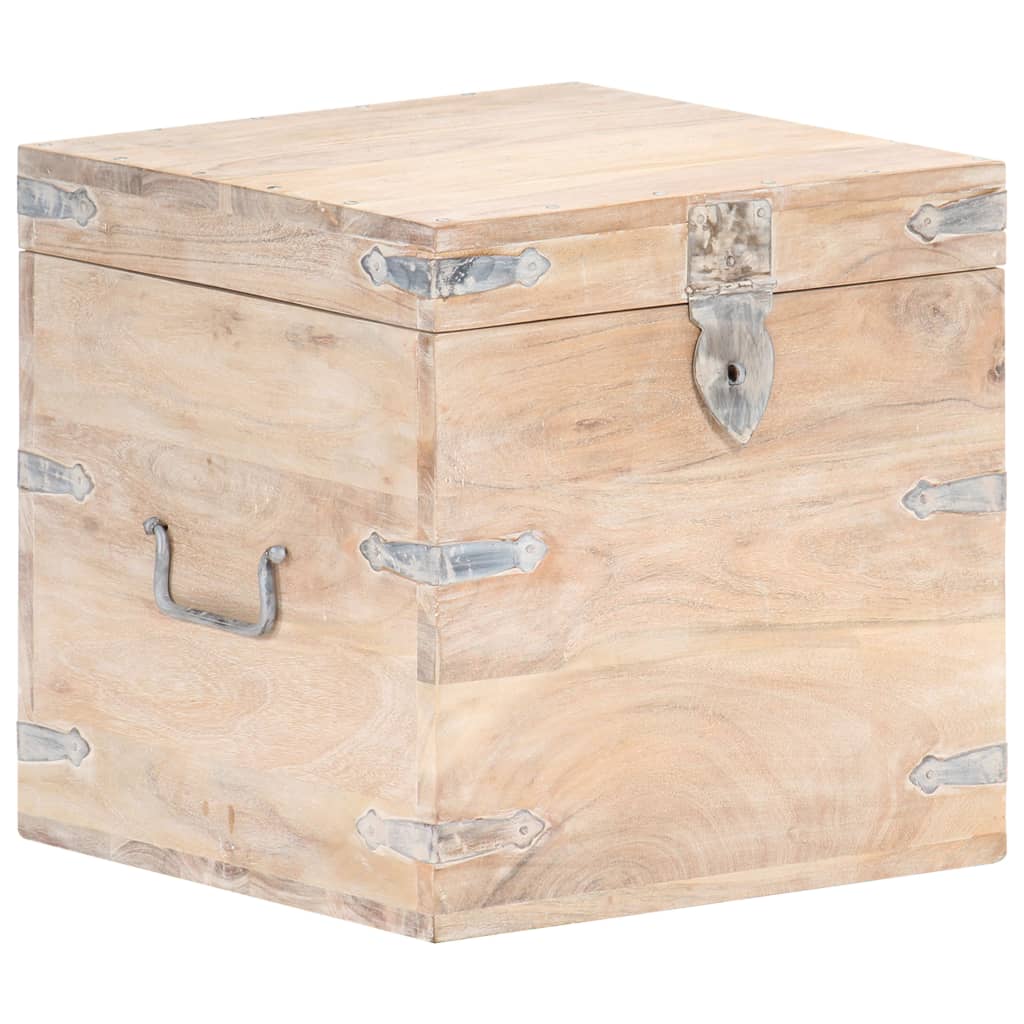 Coffret 90x40x40 cm en bois d'acacia massif