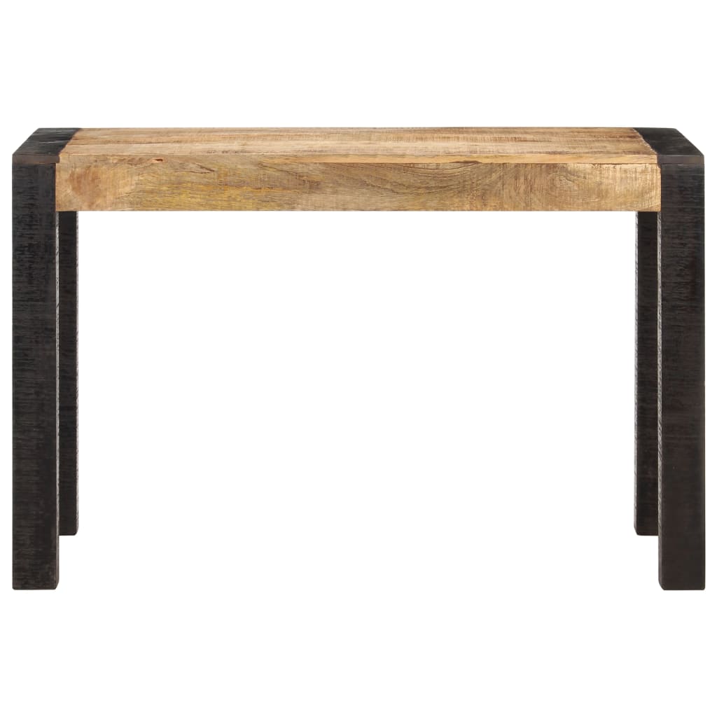 Table à manger 140x70x76 cm bois de manguier massif brut