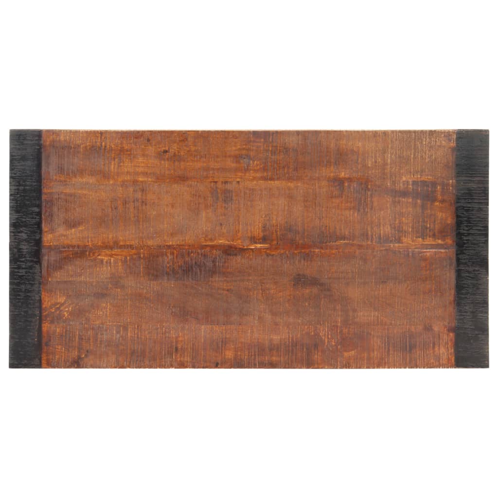 Eettafel 140x70x76 cm massief ruw mangohout