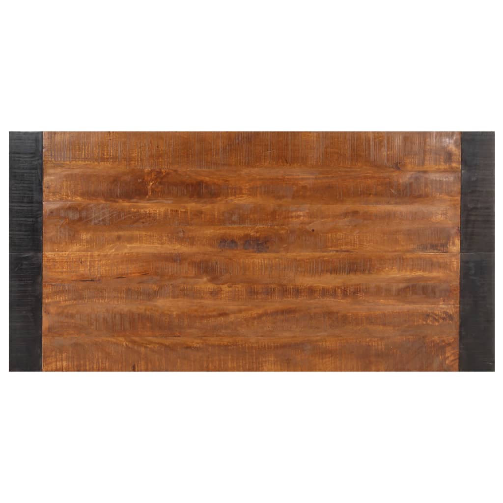 Eettafel 140x70x76 cm massief ruw mangohout