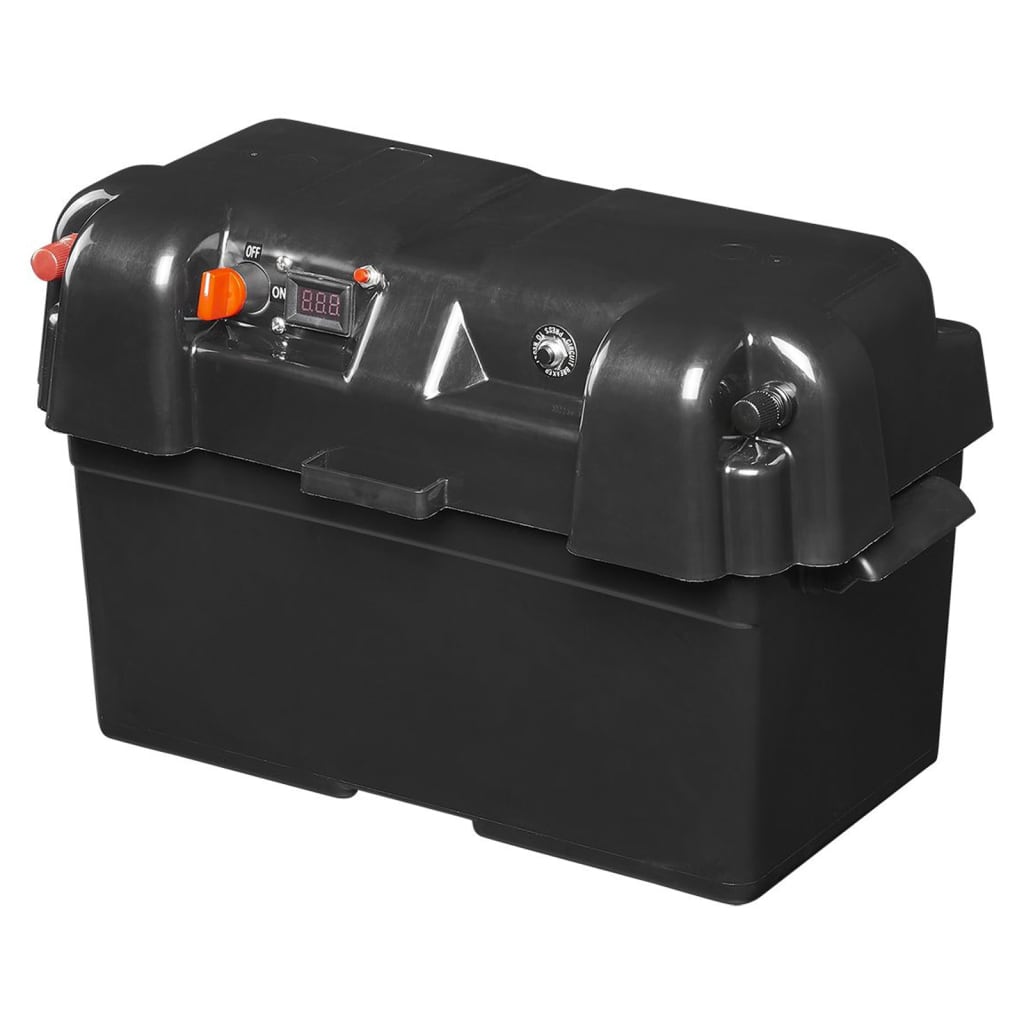 ProPlus Boîtier de batterie avec USB et voltmètre 35x18x23 cm