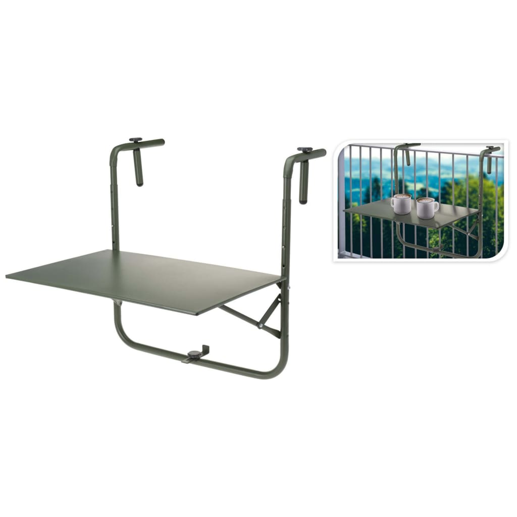 ProGarden Table de balcon vert clair mat