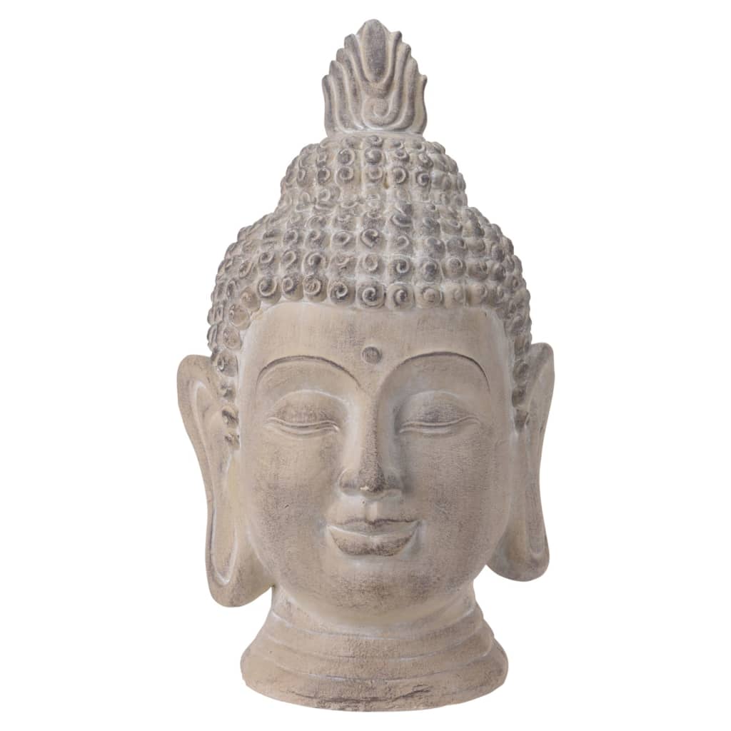 ProGarden Tête de Bouddha décorative 31x29x53,5 cm