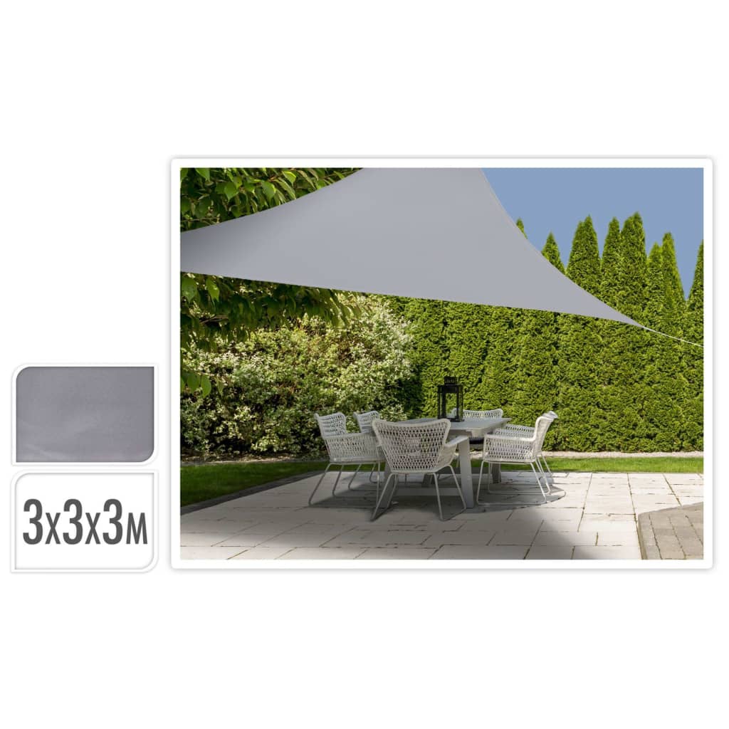 ProGarden Toile d'ombrage triangle 3,6x3,6x3,6 m couleur sable