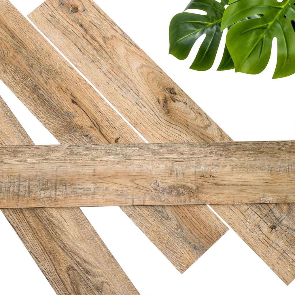 WallArt Planken hout-look schuurhout eiken