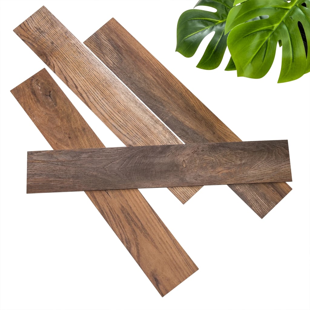 WallArt Planken hout-look schuurhout eiken asgrijs