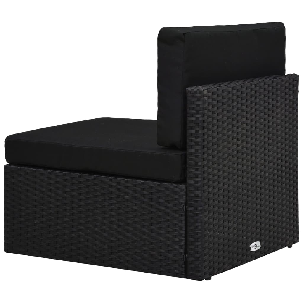 6-delige Loungeset poly rattan