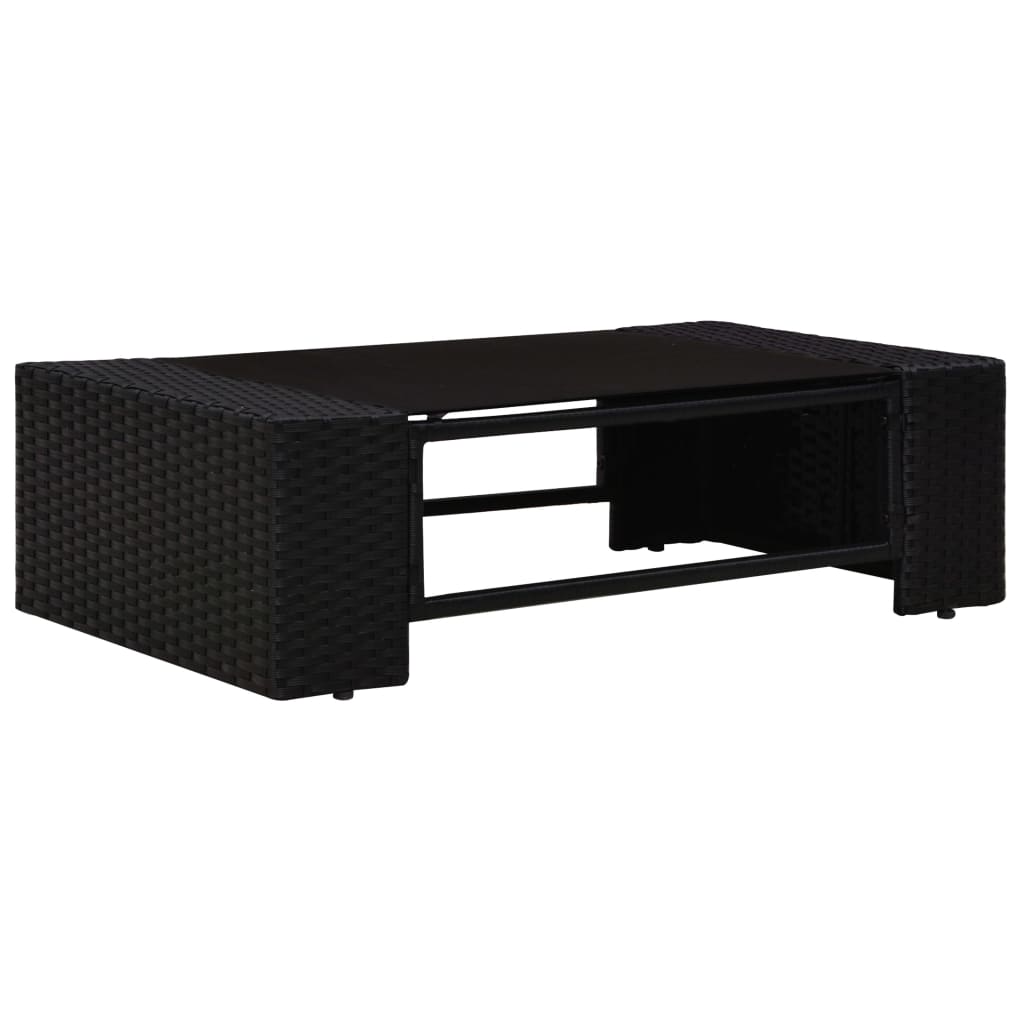 6-delige Loungeset poly rattan