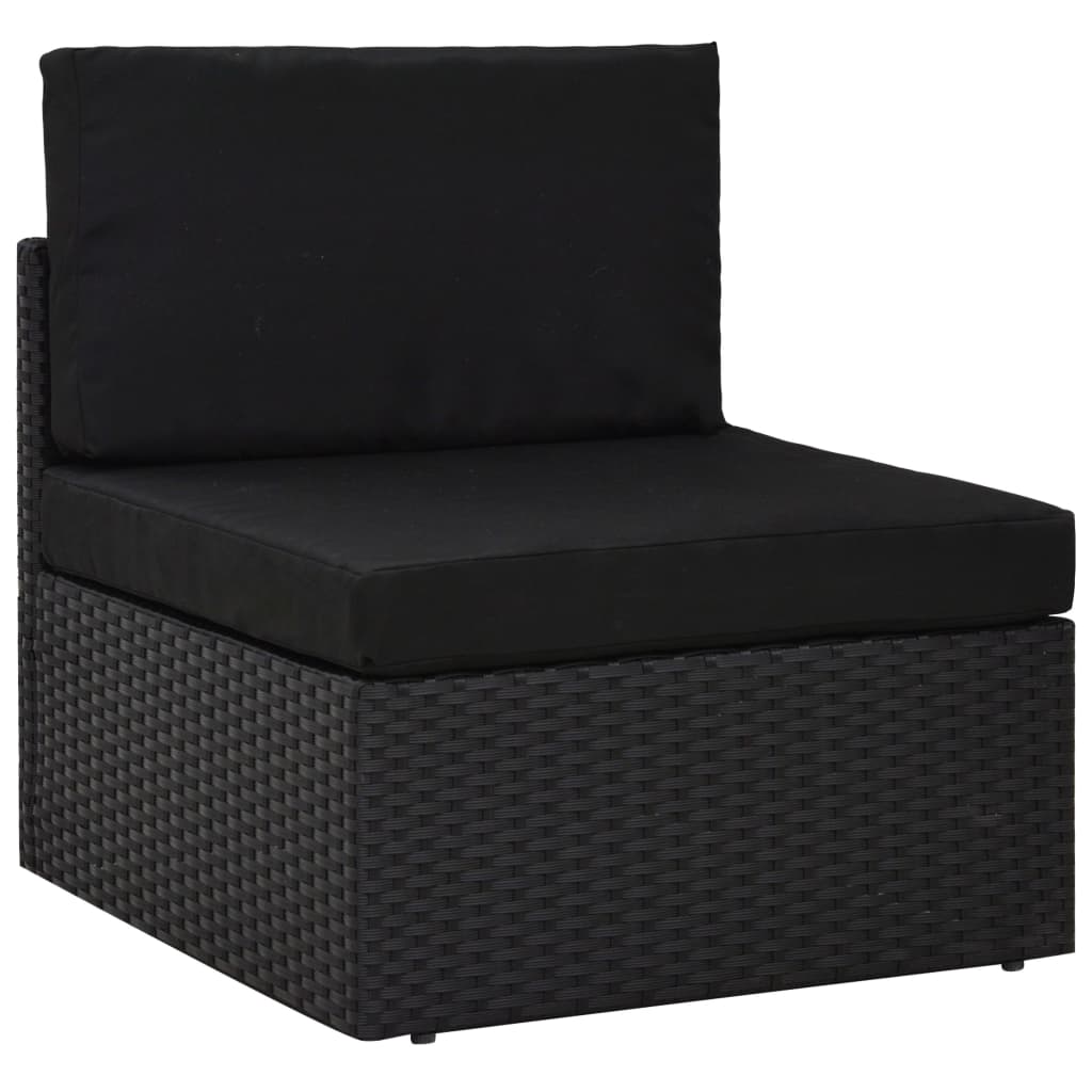 6-delige Loungeset poly rattan