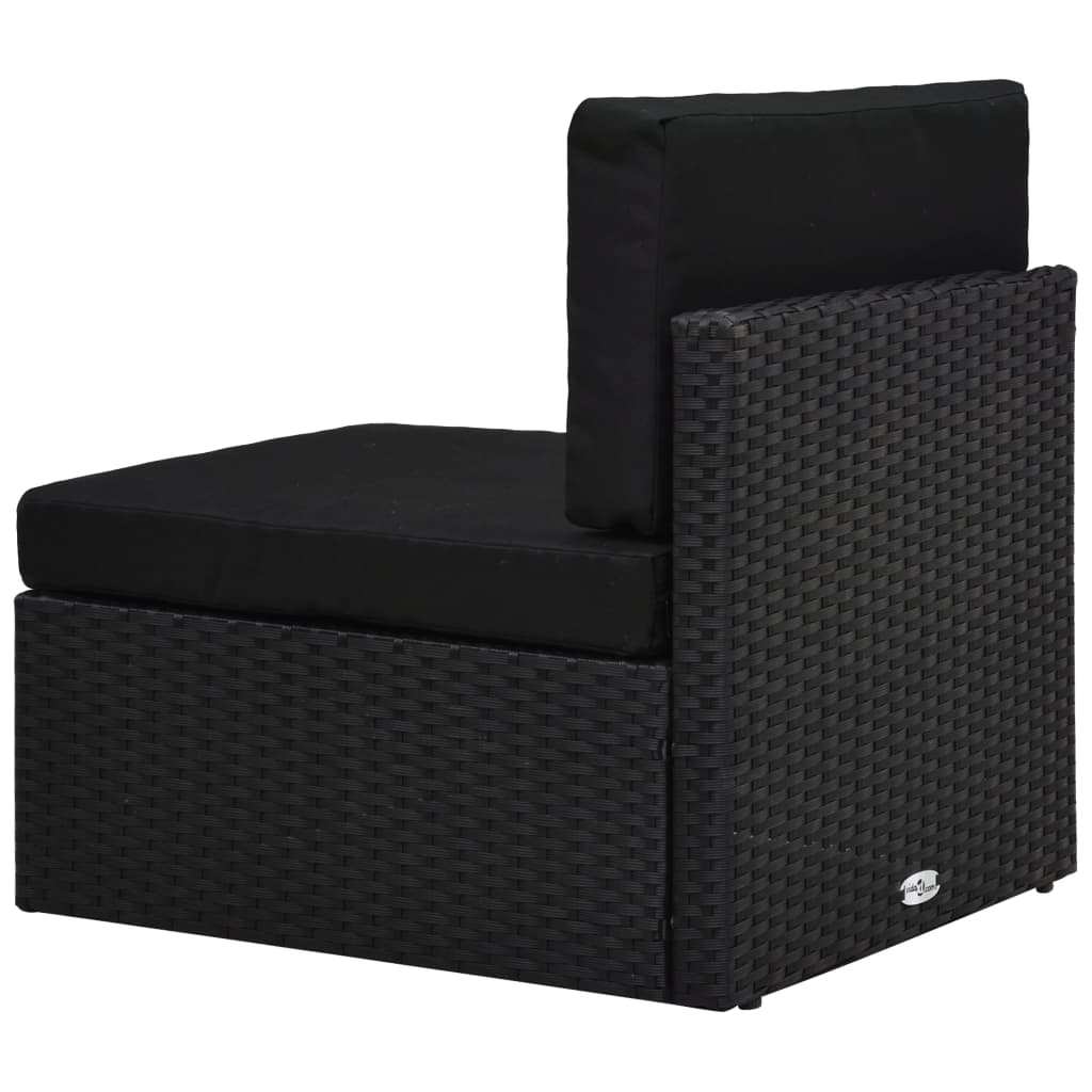 5-delige Loungeset poly rattan