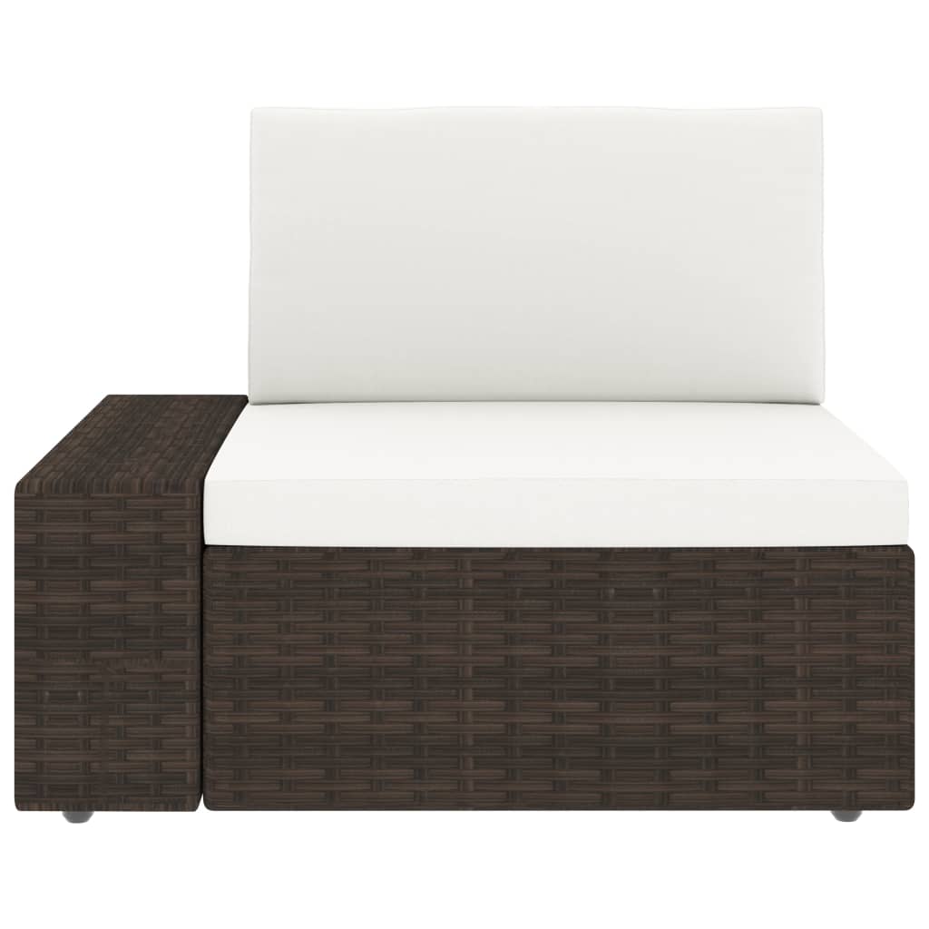 8-delige Loungeset poly rattan