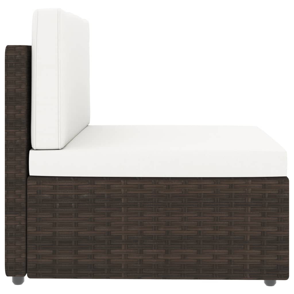 8-delige Loungeset poly rattan