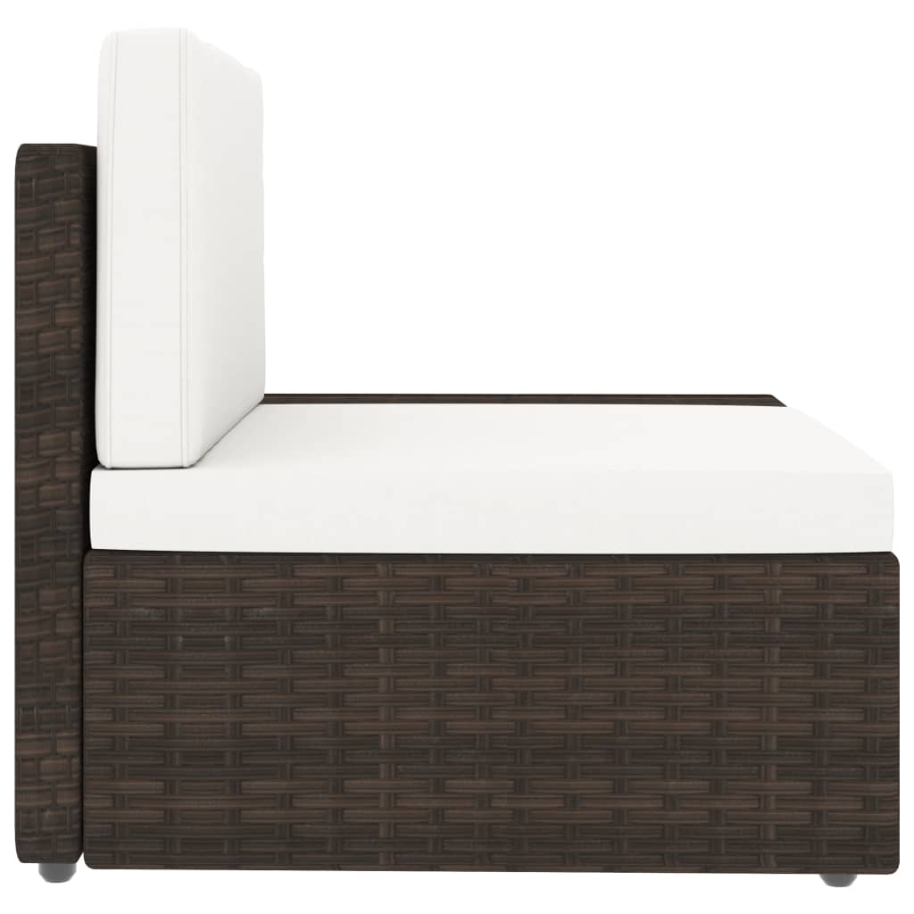 8-delige Loungeset poly rattan