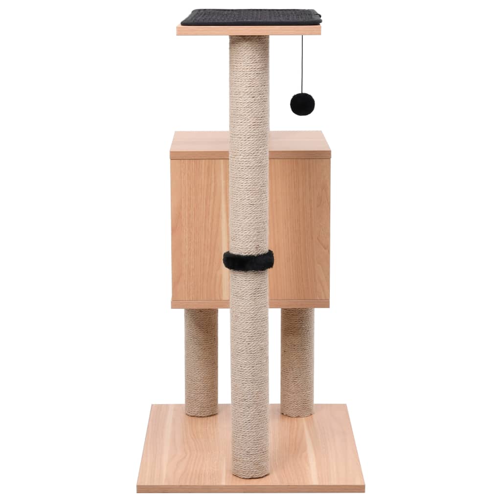 Arbre à chat avec tapis à gratter en sisal 82 cm