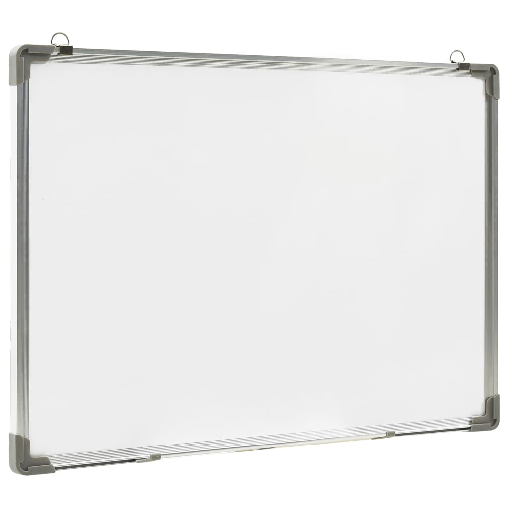 Whiteboard magnetisch 50x35 cm staal wit