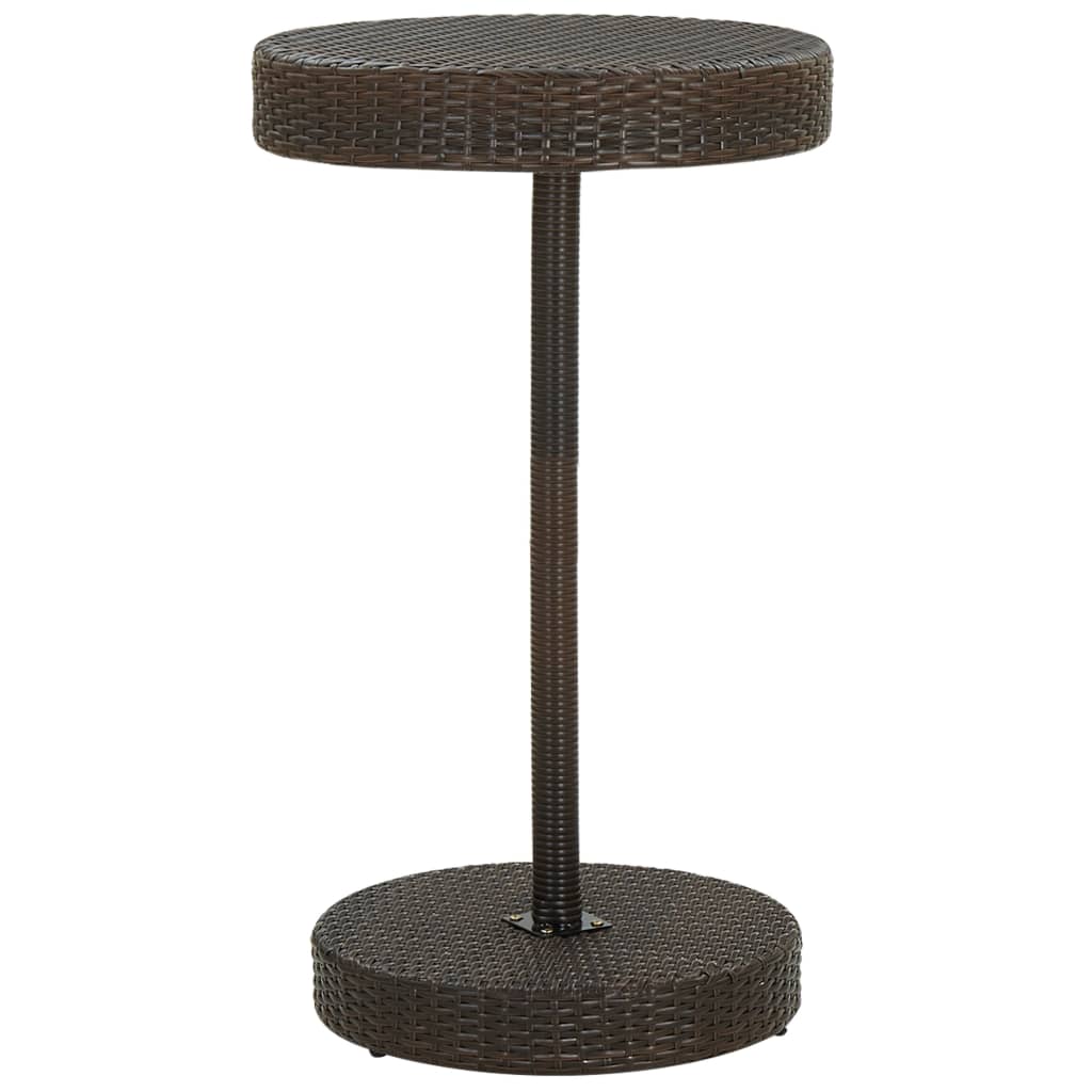 Tuintafel 75,5x106 cm poly rattan