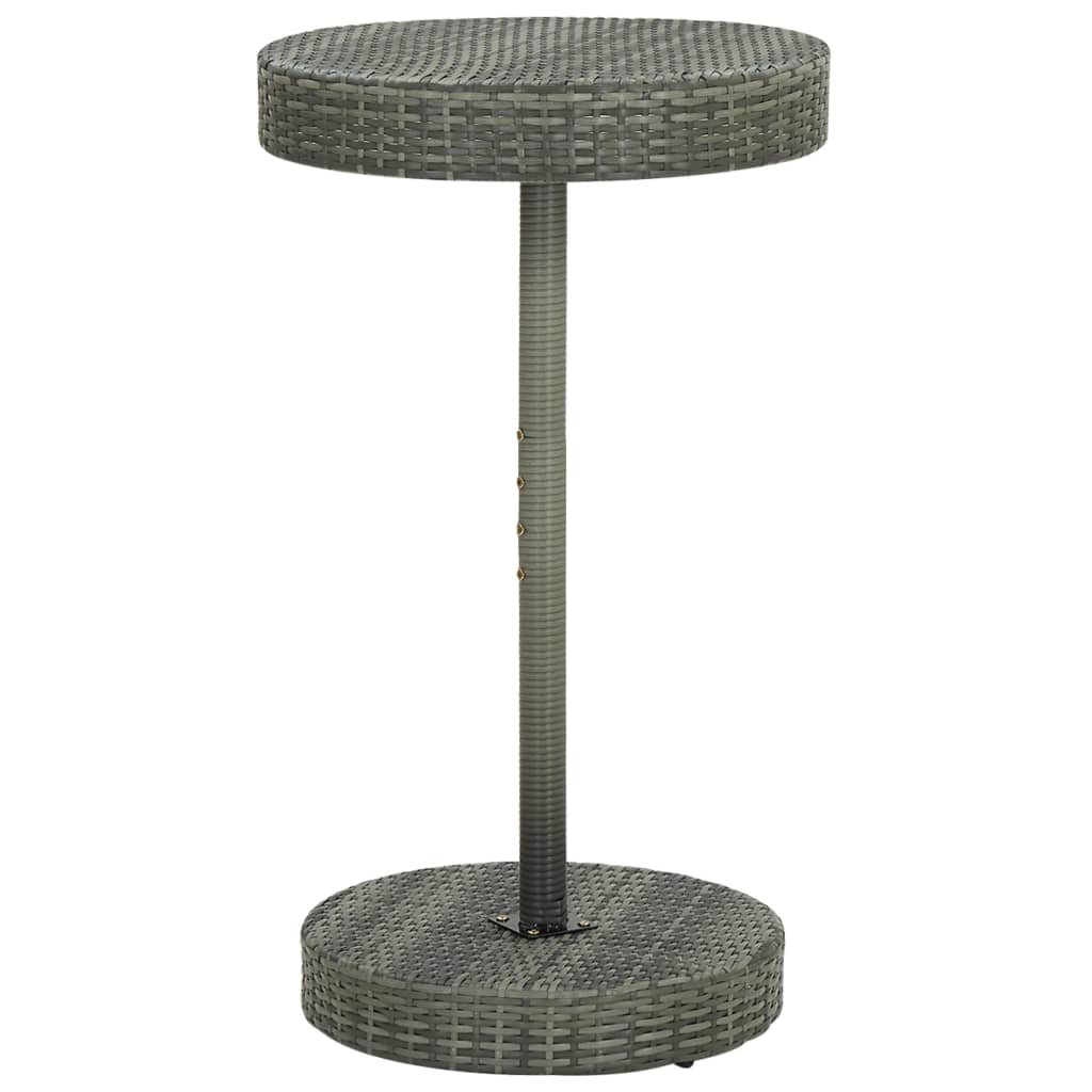 Tuintafel 75,5x106 cm poly rattan