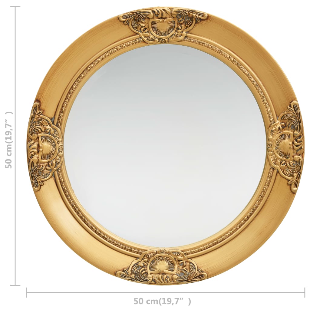 Miroir mural style baroque 50 cm