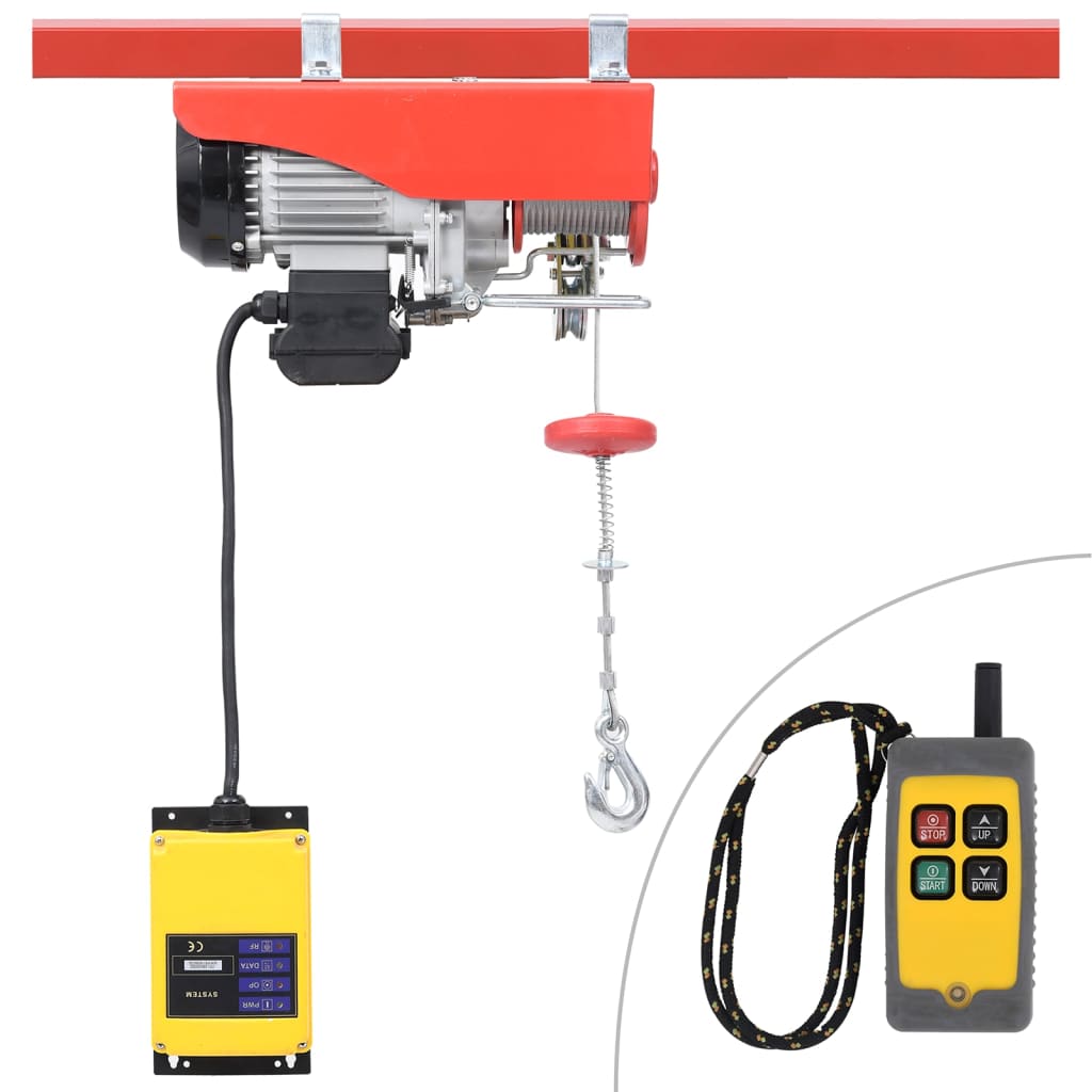 Treuil électrique télécommandé sans fil 1300 W 500/999 kg