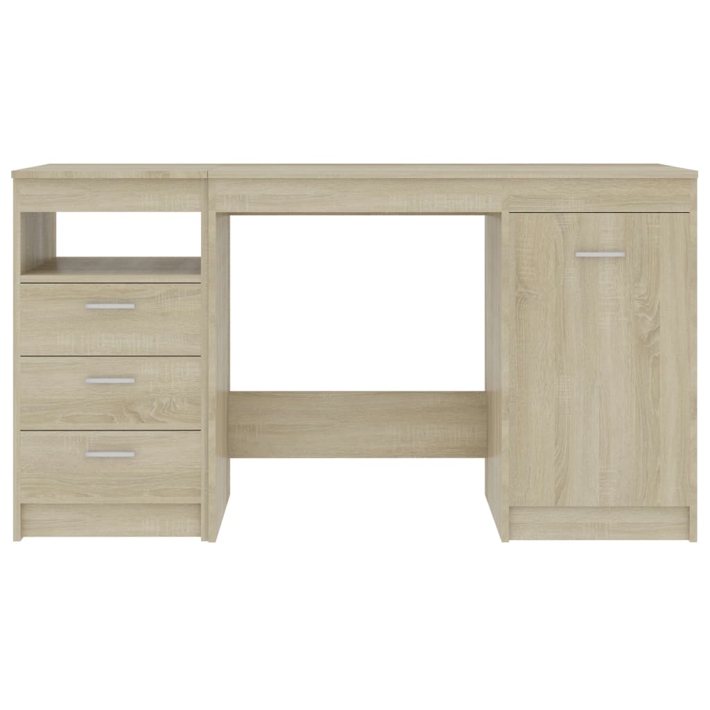 Bureau 140x50x76 cm bewerkt hout