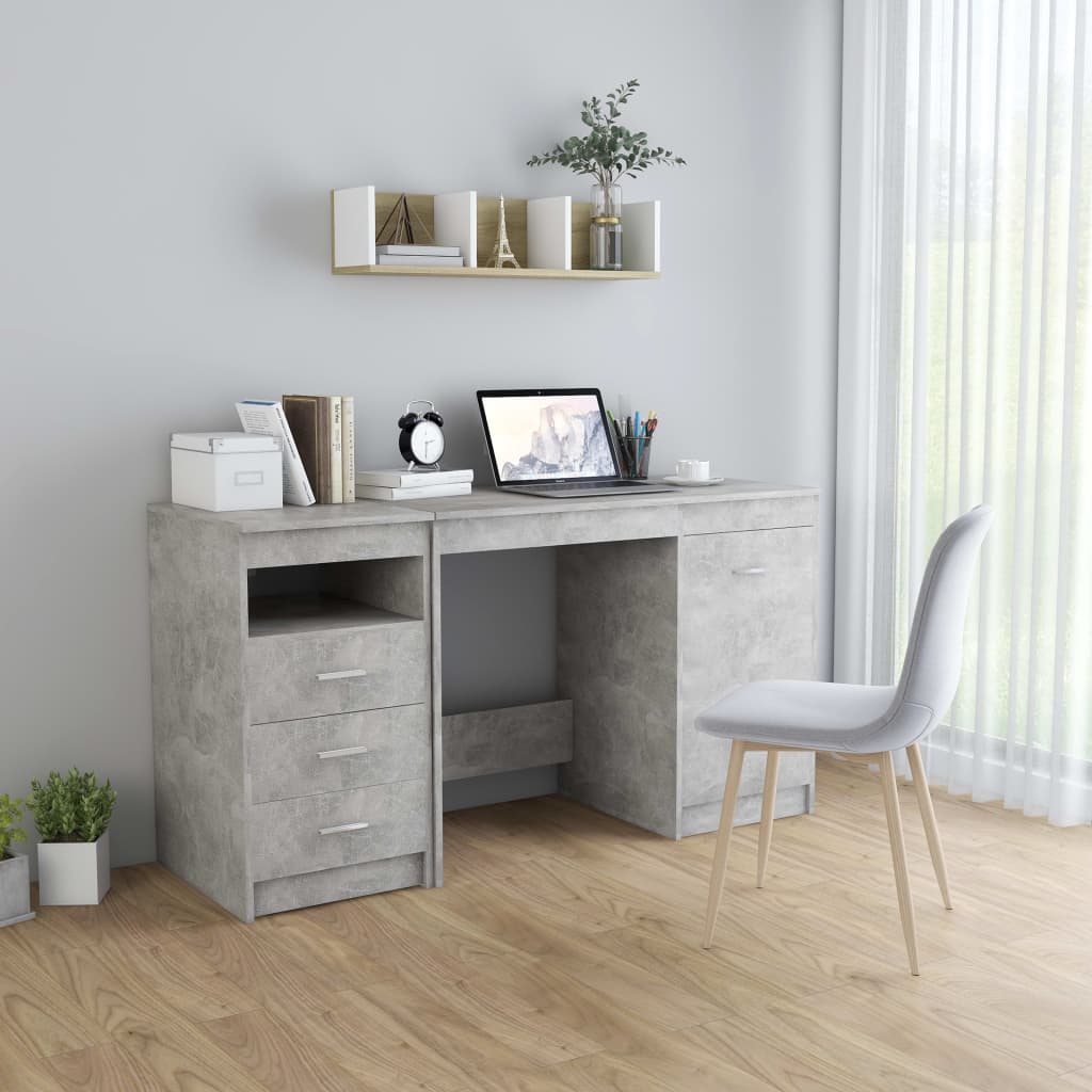 Bureau 140x50x76 cm bewerkt hout