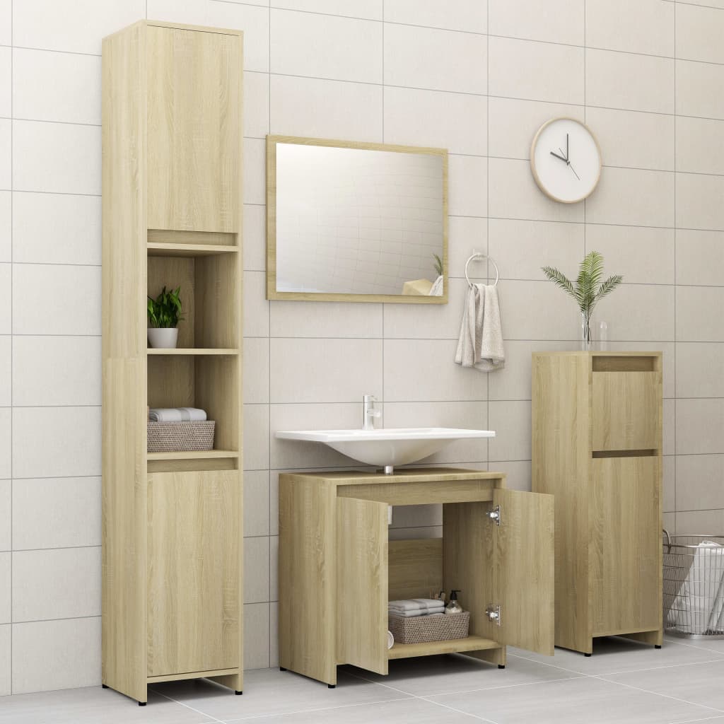 Ensemble de meubles de salle de bain en bois