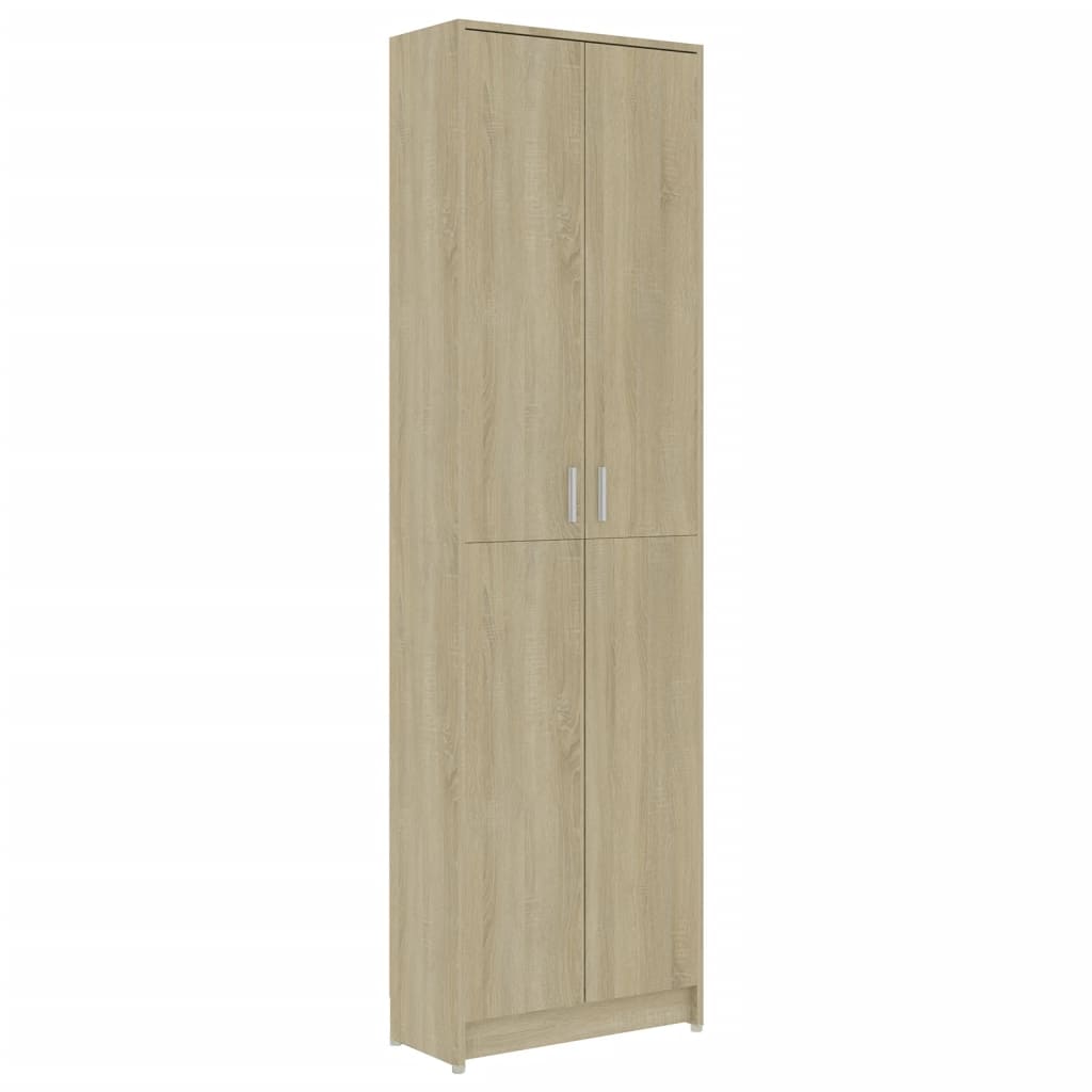 Gangkast 55x25x189 cm bewerkt hout