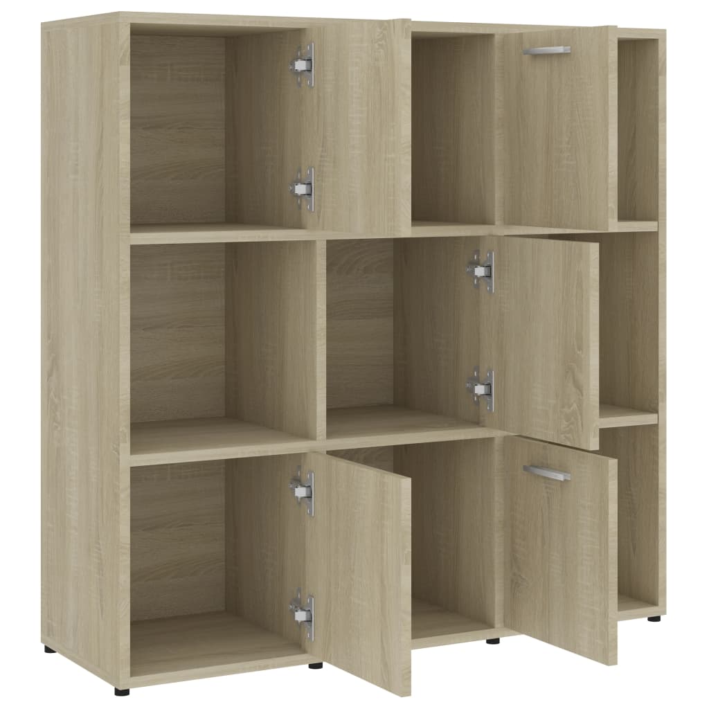 Bibliothèque 90x30x90 cm en bois travaillé