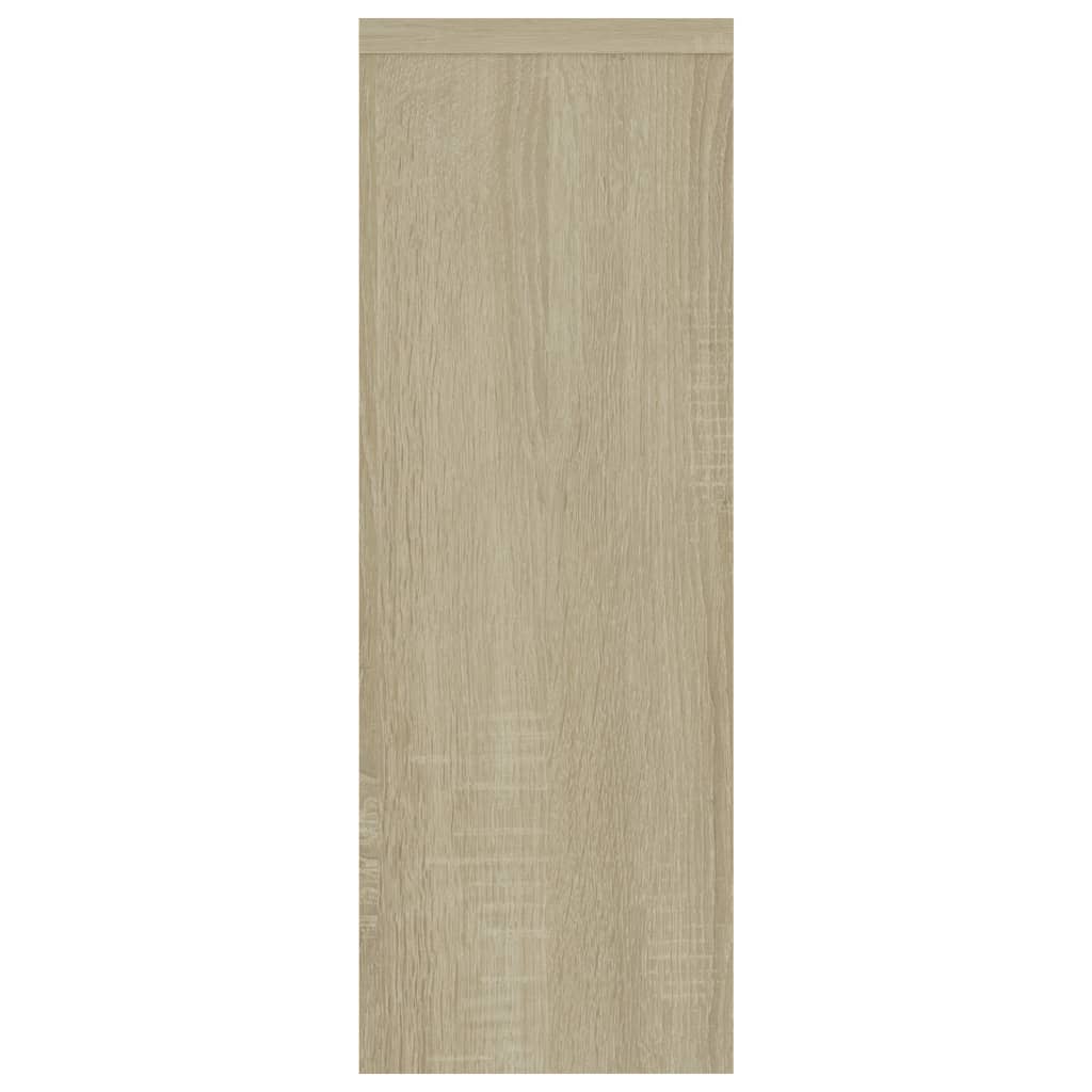 Wandschap 45x16x45 cm bewerkt hout artisanaal eikenkleurig