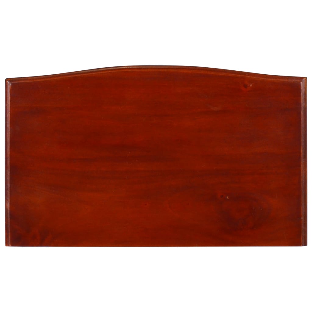 Table murale 50x30x75 cm bois d'acajou massif marron classique