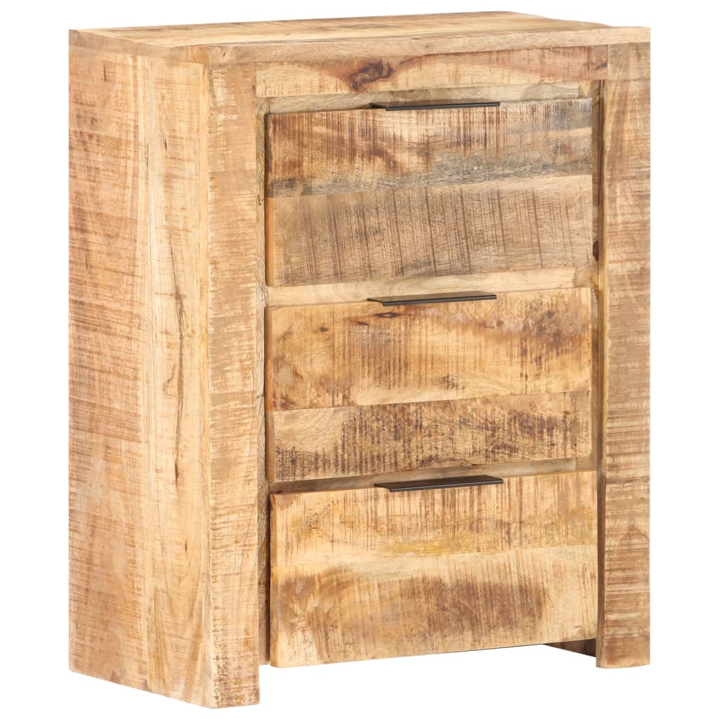 Dressoir 59x33x75 cm ruw mangohout