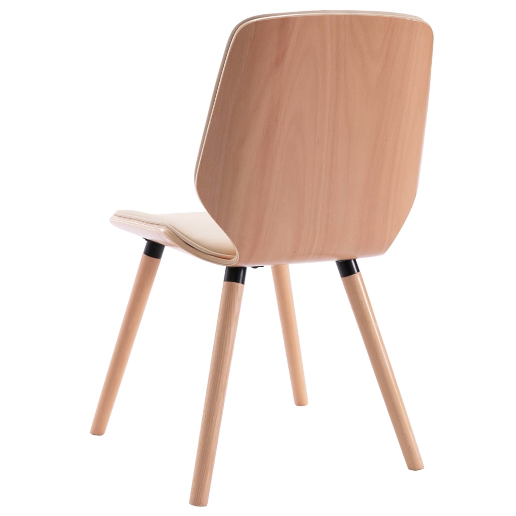 Eetkamerstoelen 2 st kunstleer