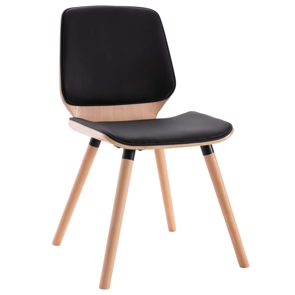 Eetkamerstoelen 2 st kunstleer