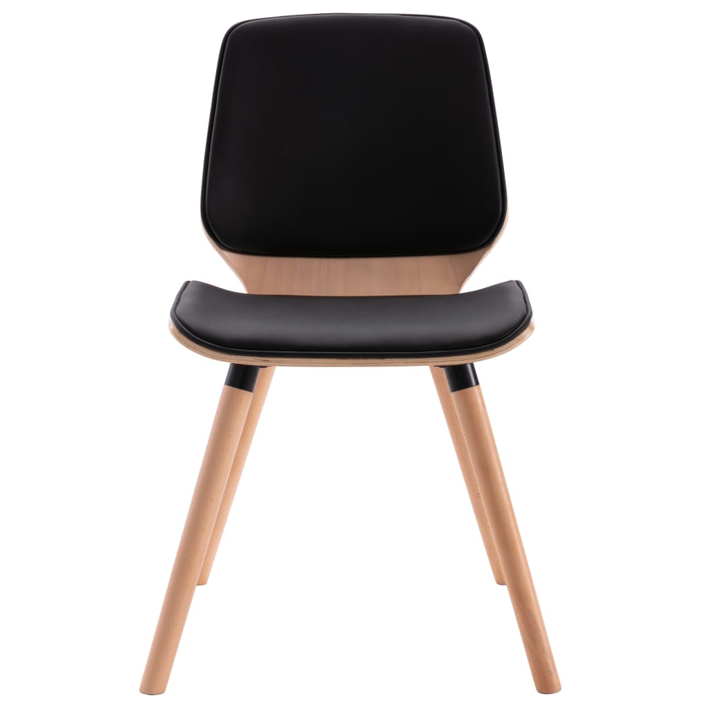 Eetkamerstoelen 2 st kunstleer