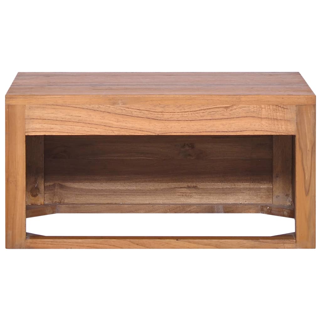 Badkamerwandkast 110x45x30 cm massief teakhout