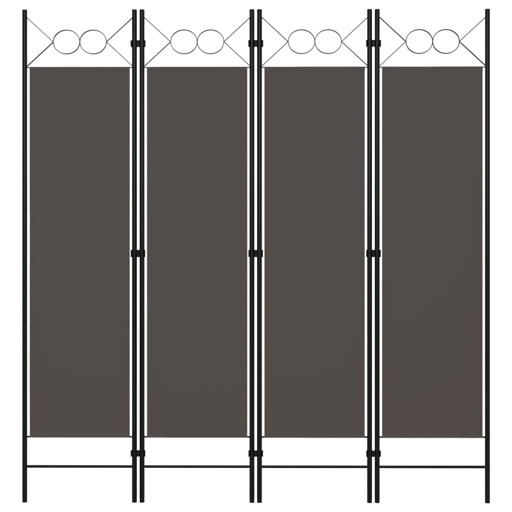 Kamerscherm met 4 panelen 160x180 cm