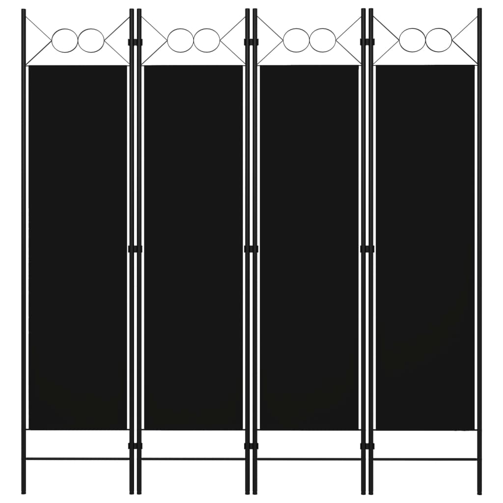 Kamerscherm met 4 panelen 160x180 cm