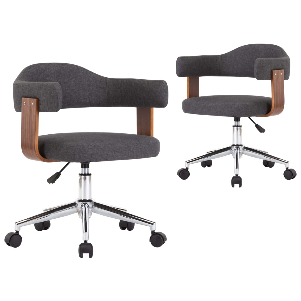 Chaises de salle à manger pivotantes 6 pcs simili cuir