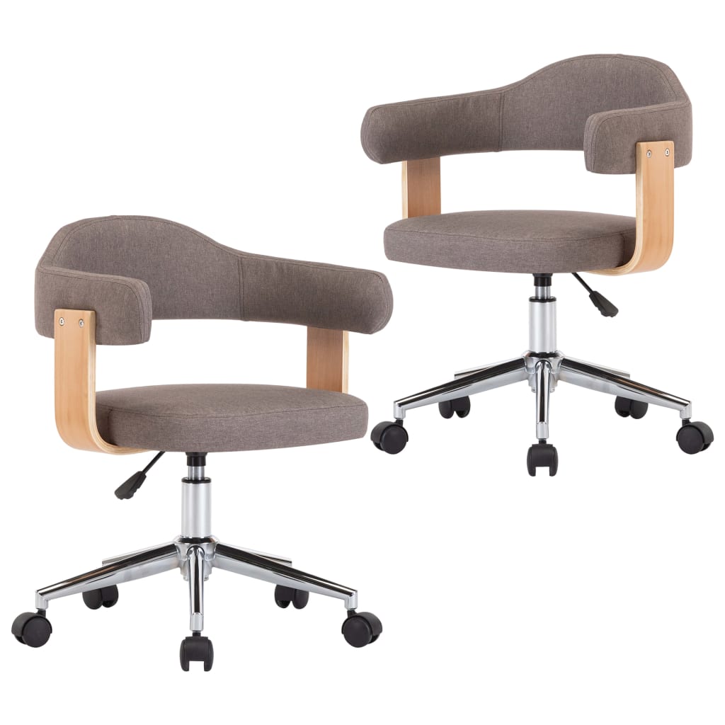 Chaises de salle à manger pivotantes 6 pcs simili cuir