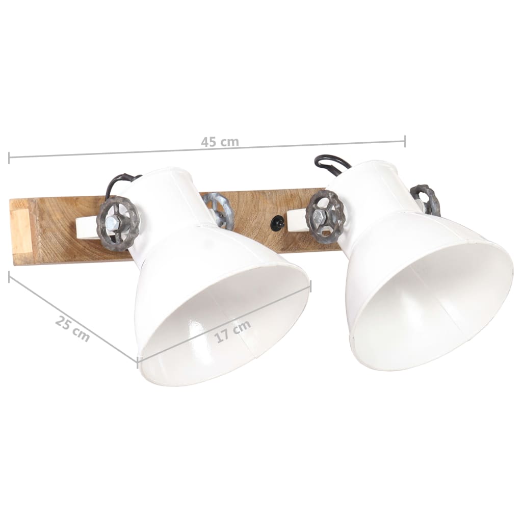 Wandlamp industrieel E27 65x25 cm messingkleurig